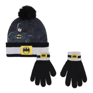 Bonnet & Gants Batman Noir. SUPERDISCOUNT FRANCE