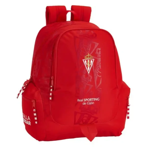 Cartable Real Sporting de Gijón Rouge. SUPERDISCOUNT FRANCE