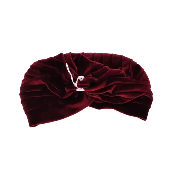 Chapeau Araban Velvet Folding Maroon. SUPERDISCOUNT FRANCE