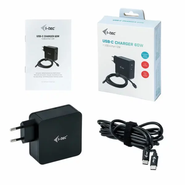 Chargeur mural USB i-Tec CHARGER-C60WPLUS. SUPERDISCOUNT FRANCE