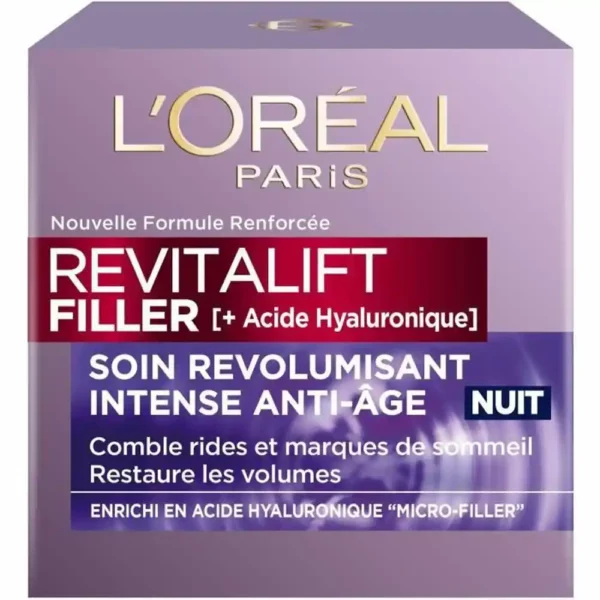 Creme de nuit anti rides l oreal paris revitalift filler 50 ml anti age_1017. DIAYTAR SENEGAL - Votre Destination Shopping Exquise. Explorez notre boutique en ligne et découvrez des trésors qui ajoutent une touche de sophistication à votre style et à votre espace.