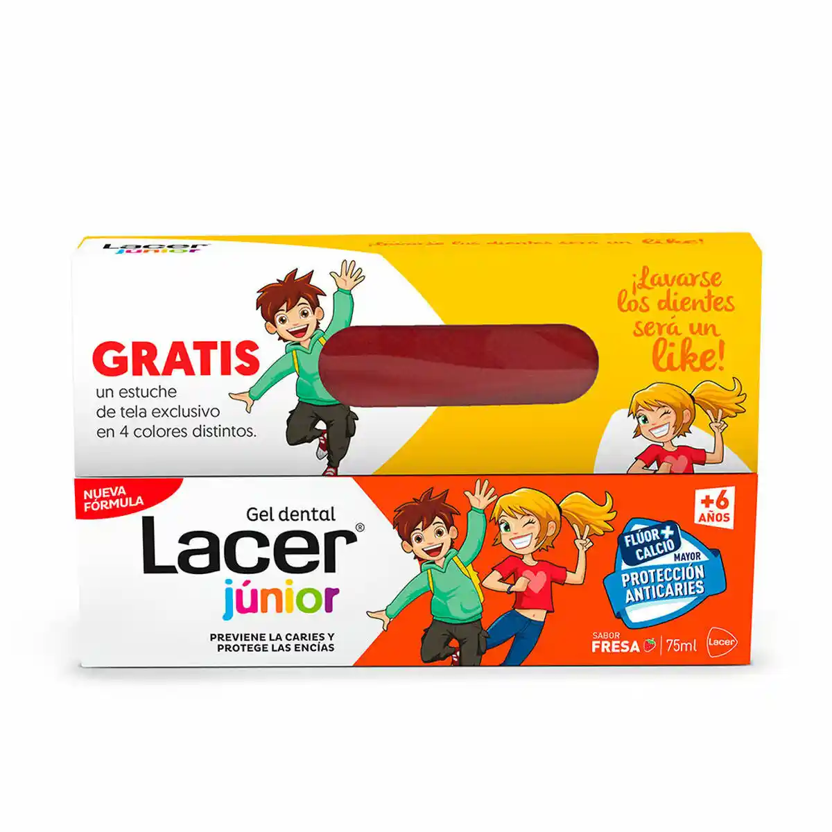 Dentifrice lacer junior 75 ml fraise_2807. DIAYTAR SENEGAL - Votre Compagnon Shopping, Votre Style Unique. Explorez notre boutique en ligne pour dénicher des trésors qui expriment qui vous êtes, de la mode à la maison.