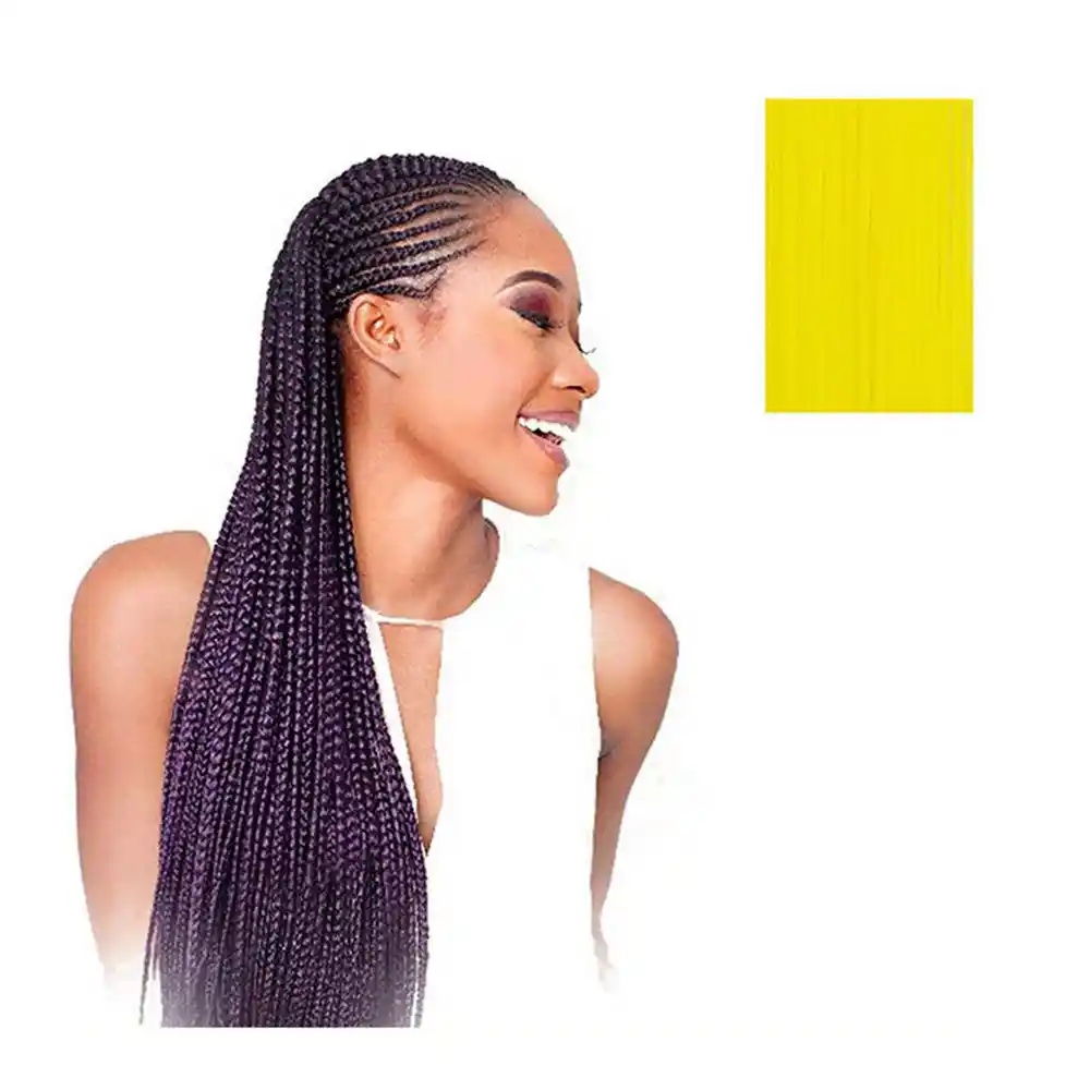 Extensions de cheveux X-Pression Jaune. SUPERDISCOUNT FRANCE