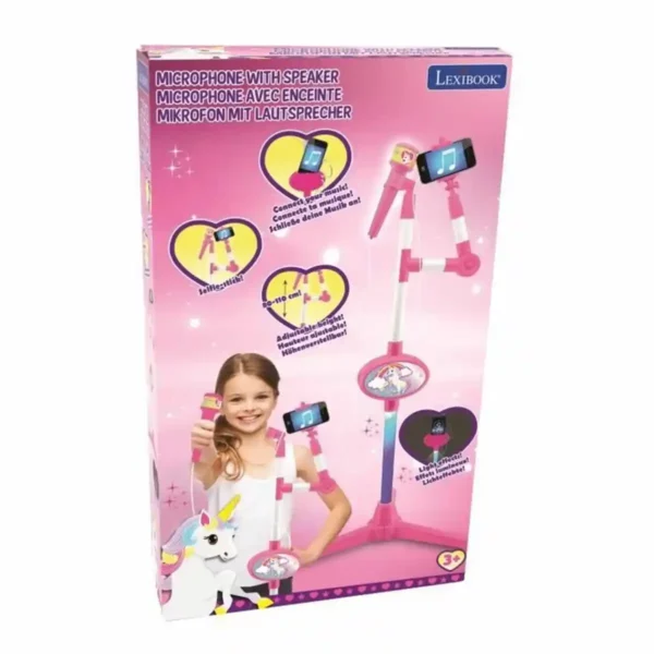 Microphone Karaoké Lexibook Licorne Enfant. SUPERDISCOUNT FRANCE