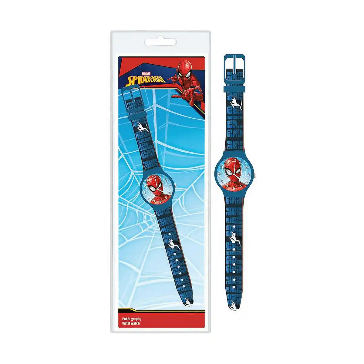 Montre Bébé Marvel SPIDERMAN - Blister (Ø 32 mm). SUPERDISCOUNT FRANCE