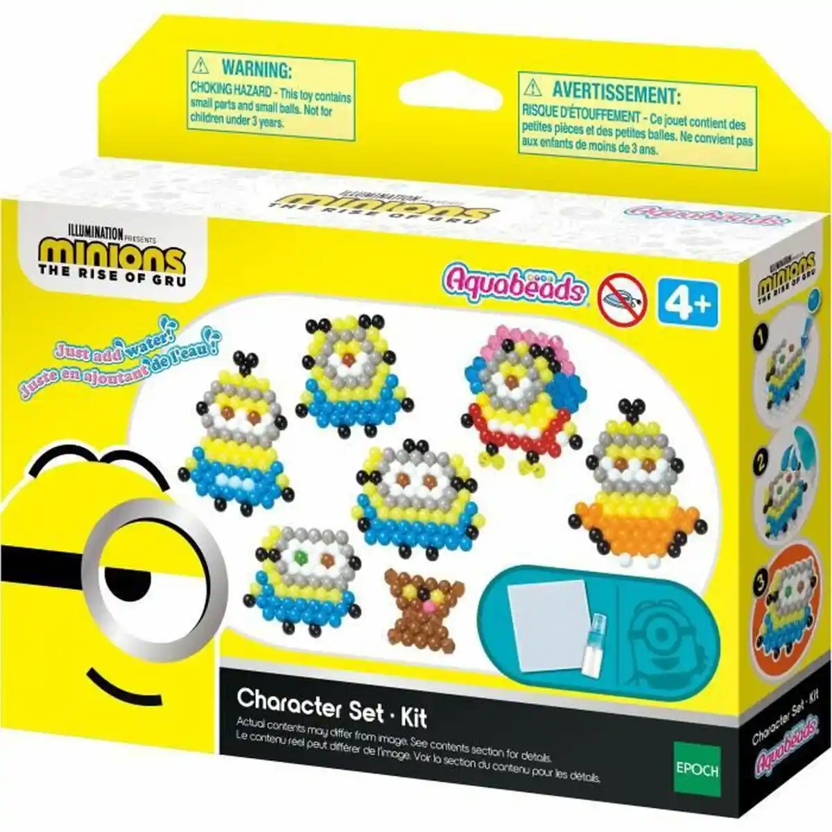 Perles de verre Aquabeads Minions. SUPERDISCOUNT FRANCE