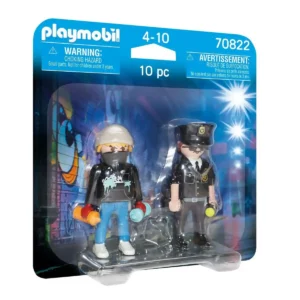 Playset Playmobil 70822A Policier 70822 (10 pcs). SUPERDISCOUNT FRANCE