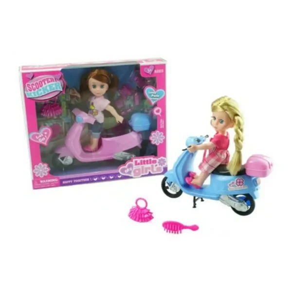 Poupée Scooter Little Girls 110685. SUPERDISCOUNT FRANCE