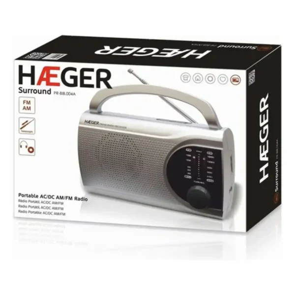 Radio AM/FM Haeger Surround. SUPERDISCOUNT FRANCE