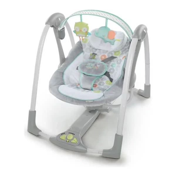 Rocking Chair Compact Swing - Hugs & Hoots Gris Blanc. SUPERDISCOUNT FRANCE