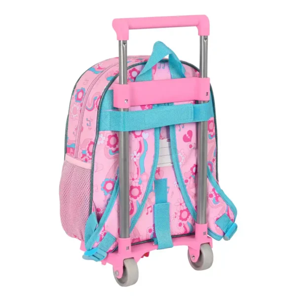 Sac à dos scolaire à roulettes LOL Surprise ! Glow girl Rose (28 x 34 x 10 cm). SUPERDISCOUNT FRANCE