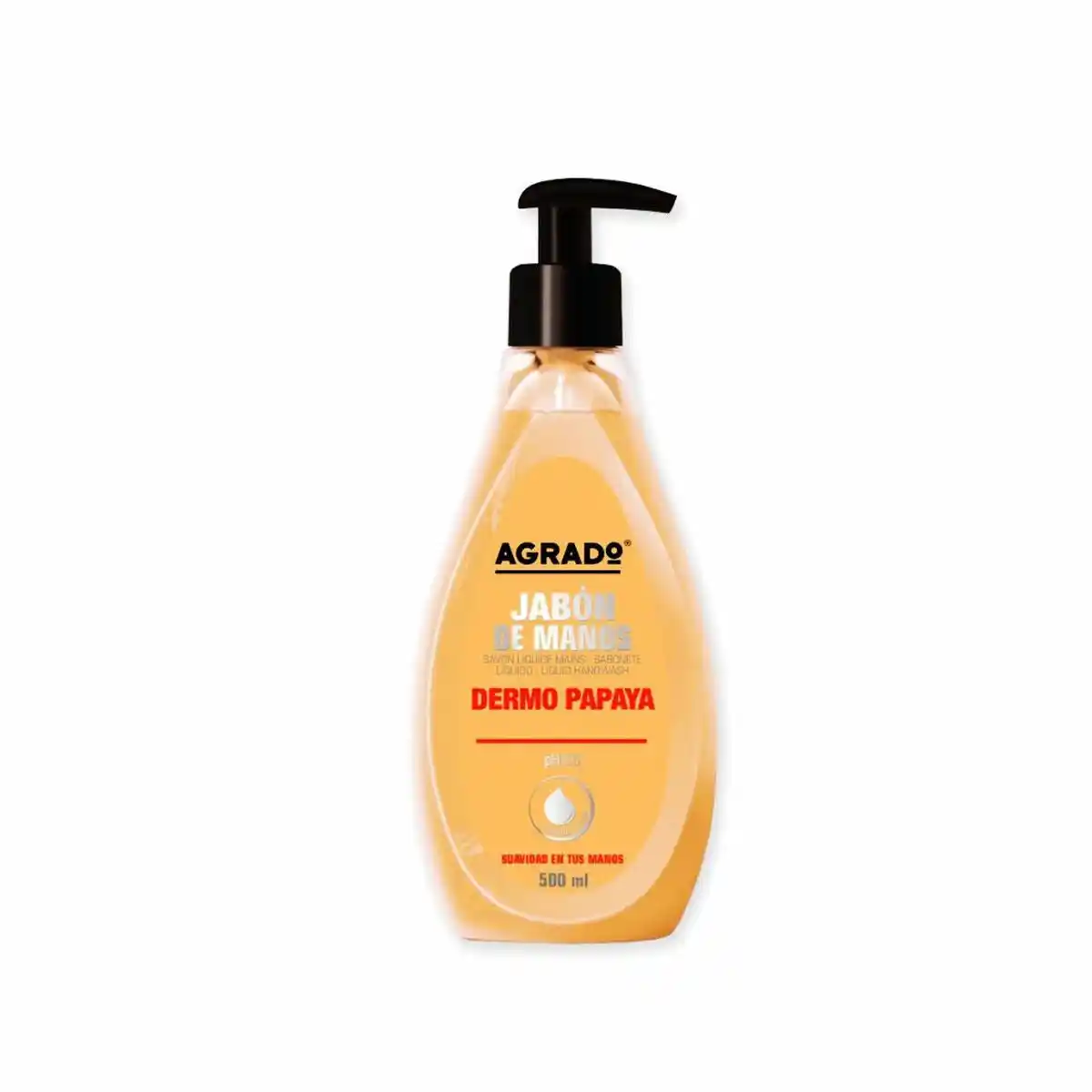 Savon mains agrado papaye 500 ml _9526. Bienvenue chez DIAYTAR SENEGAL - Où le Shopping Devient un Plaisir. Découvrez notre boutique en ligne et trouvez des trésors qui égaieront chaque jour de votre vie.