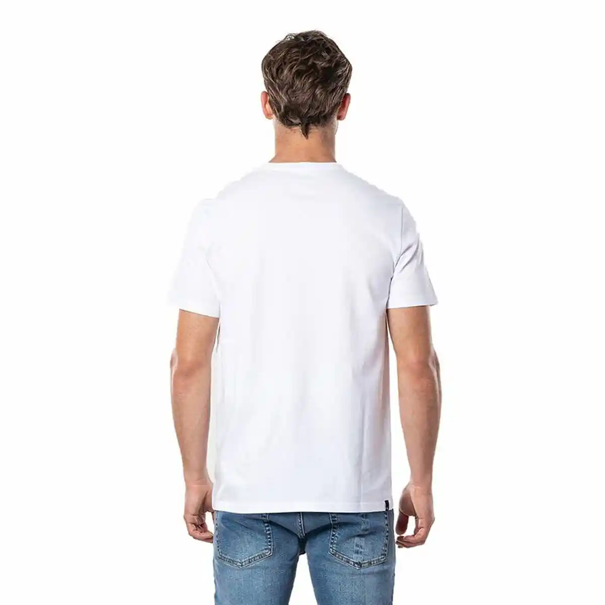 T-shirt à manches courtes pour homme Rip Curl Hallmark White. SUPERDISCOUNT FRANCE