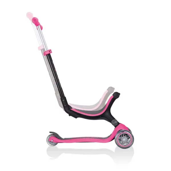 Trottinette Globber GO Up Pliable Rose. SUPERDISCOUNT FRANCE