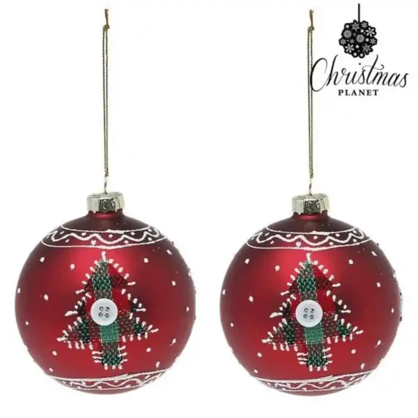 Boules de noel 8 cm 2 uds crystal red_7222. Entrez dans le Monde Éclectique de DIAYTAR SENEGAL. Explorez nos catégories et dénichez des trésors qui reflètent la richesse et l'authenticité du Sénégal.