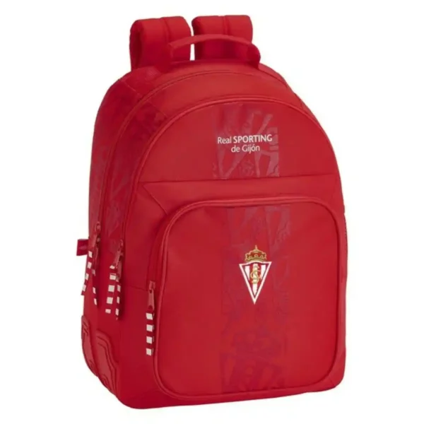 Cartable Real Sporting de Gijón Rouge. SUPERDISCOUNT FRANCE