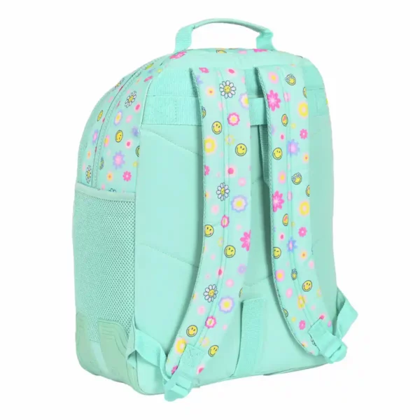 Cartable Smiley Summer fun Turquoise (32 x 42 x 15 cm). SUPERDISCOUNT FRANCE