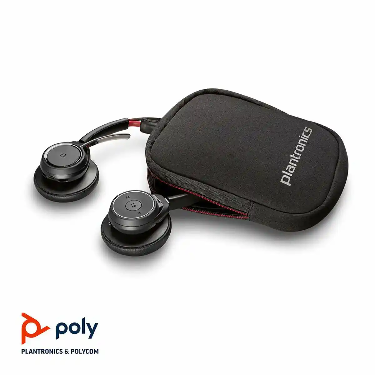 Casque avec Microphone Poly 202652-104 Noir. SUPERDISCOUNT FRANCE