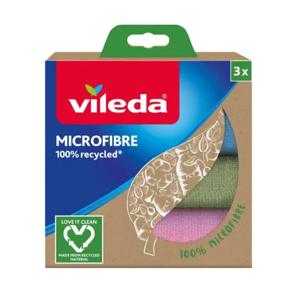 Chiffon de nettoyage en microfibre Vileda (3 pièces). SUPERDISCOUNT FRANCE