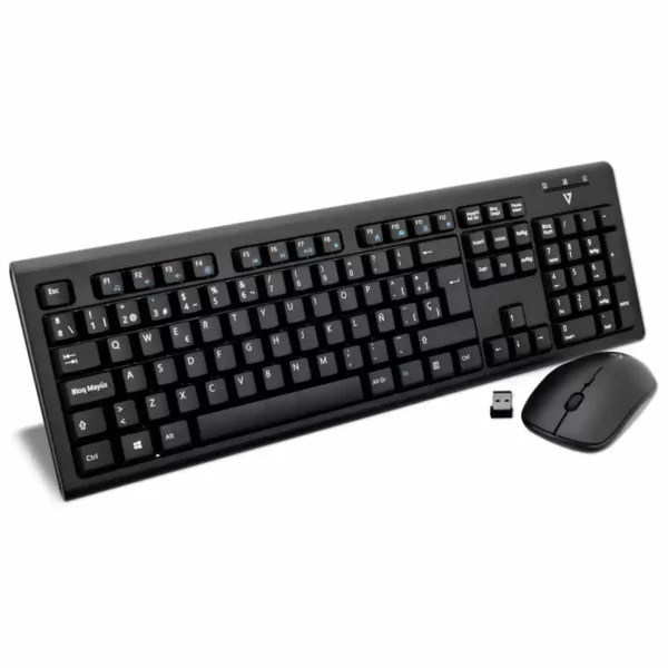 Clavier et souris V7 CKW200ES. SUPERDISCOUNT FRANCE