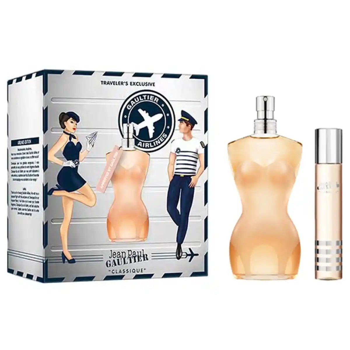 Coffret parfum femme jean paul gaultier classique edt 2 pieces_3530. Bienvenue sur DIAYTAR SENEGAL - Où Chaque Produit a son Histoire. Découvrez notre sélection unique et choisissez des articles qui racontent la richesse culturelle et artistique du Sénégal.