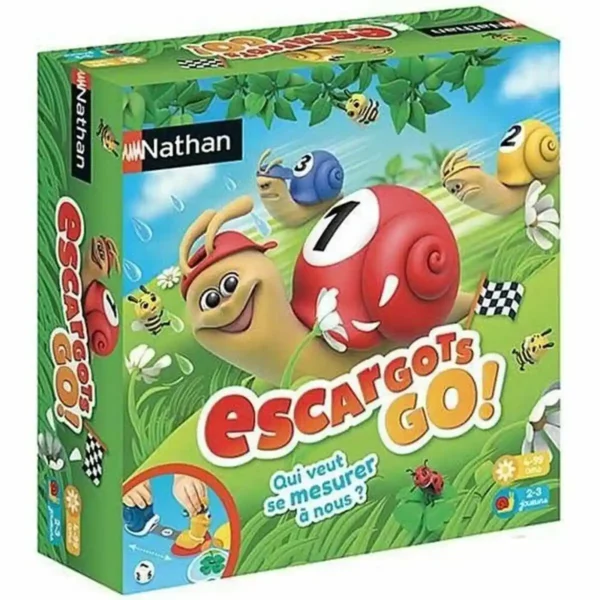 Jeu de société Nathan Go Escargots (FR). SUPERDISCOUNT FRANCE