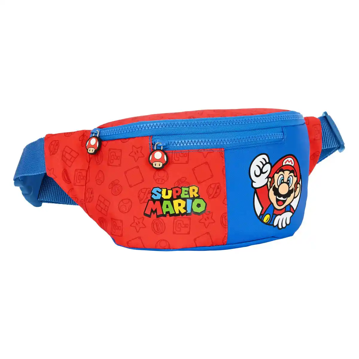 Pochette ceinture super mario rouge bleu 23 x 12 x 9 cm _9654. DIAYTAR SENEGAL - Où la Mode et le Confort se Rencontrent. Plongez dans notre univers de produits et trouvez des articles qui vous habillent avec style et aisance.