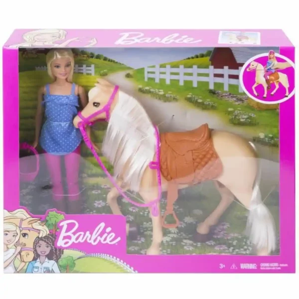Poupée Barbie FXH13 Cheval. SUPERDISCOUNT FRANCE
