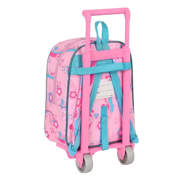 Sac à dos scolaire à roulettes LOL Surprise ! Glow girl Rose (22 x 27 x 10 cm). SUPERDISCOUNT FRANCE