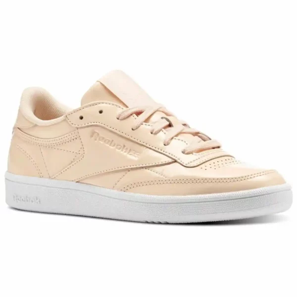 Baskets casual femme Reebok Classic Club C 85 Beige. SUPERDISCOUNT FRANCE