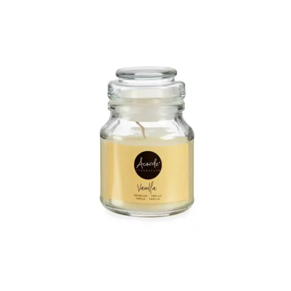 Bougie parfumee cire de verre beige vanille 7 x 10 x 7 cm 12 unites _6019. Bienvenue chez DIAYTAR SENEGAL - Votre Plateforme Shopping pour Tous. Découvrez un large éventail de produits qui célèbrent la diversité et la beauté du Sénégal.