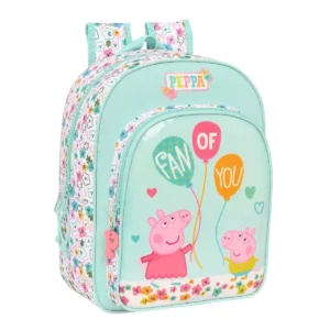 Cartable Peppa Pig Cosy corner Bleu Clair (26 x 34 x 11 cm). SUPERDISCOUNT FRANCE