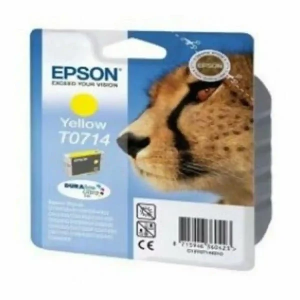 Cartouche d'encre d'origine Epson T0714 Jaune. SUPERDISCOUNT FRANCE