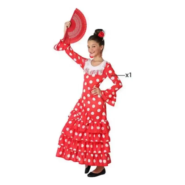 Costume pour Enfants Rouge Sévillan. SUPERDISCOUNT FRANCE