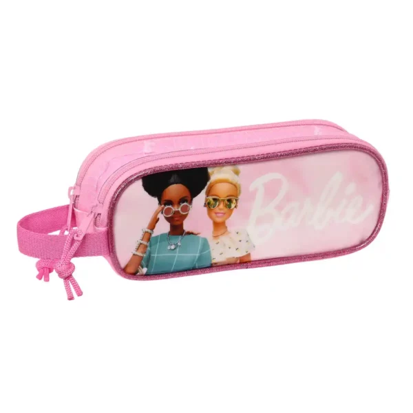 Double Cabas Barbie Fille Rose (21 x 8 x 6 cm). SUPERDISCOUNT FRANCE