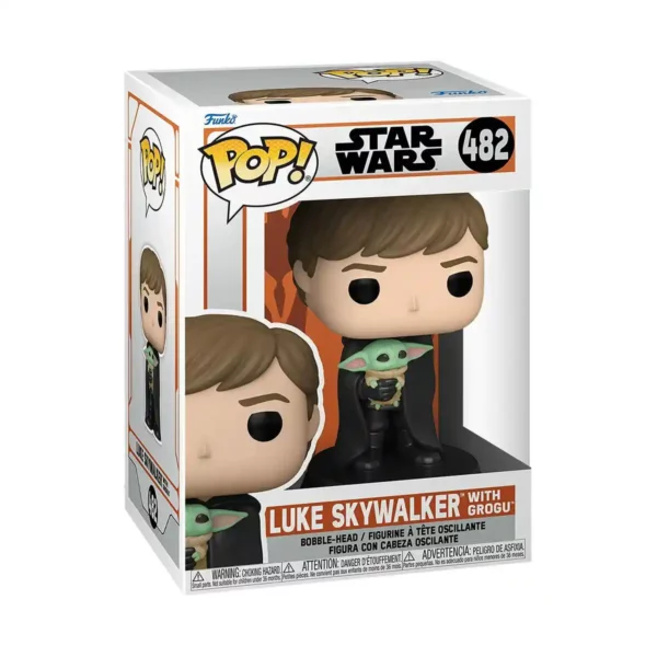 Figurine The Mandalorian : Luke Skywalker Funko Pop ! 58290. SUPERDISCOUNT FRANCE