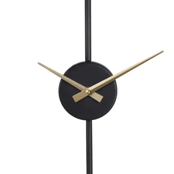 Horloge murale 50 x 5 x 62 cm metal noir_2379. Entrez dans l'Univers de DIAYTAR SENEGAL - Où l'Élégance et la Variété se Rencontrent. Parcourez notre catalogue pour dénicher des articles qui ajoutent une touche d'élégance à votre vie.