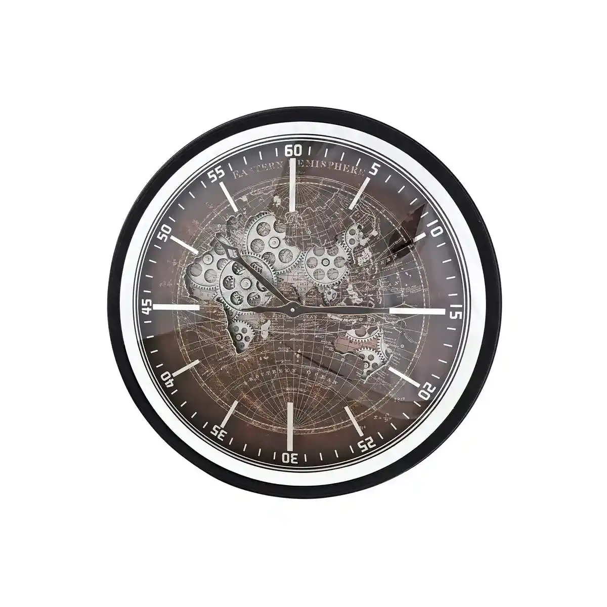 Horloge murale dkd home decor marron carte du monde fer noir 59 5 x 8 5 x 59 5 cm _8010. Bienvenue sur DIAYTAR SENEGAL - Où Chaque Produit a son Charme. Explorez notre sélection minutieuse et trouvez des articles qui vous séduisent et vous inspirent.