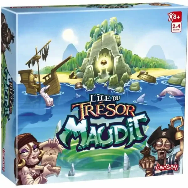 Jeu de société Lansay Cursed Treasure Island (FR). SUPERDISCOUNT FRANCE