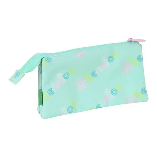 Mallette scolaire Benetton World Mint (22 x 12 x 3 cm). SUPERDISCOUNT FRANCE