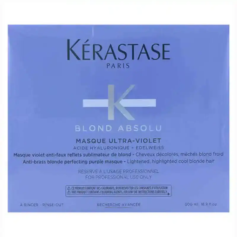 Masque capillaire blond absolu ultra violet kerastase 500 ml _6945. DIAYTAR SENEGAL - Là où Chaque Produit Est une Trouvaille. Parcourez notre catalogue diversifié et découvrez des articles qui enrichiront votre quotidien, du pratique à l'insolite.