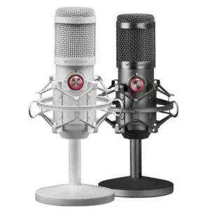 Microphone de table Mars Gaming MMICXW Noir Blanc. SUPERDISCOUNT FRANCE