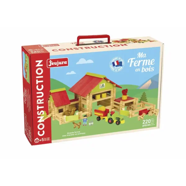 Playset Jeujura Grande ferme (220 pièces). SUPERDISCOUNT FRANCE