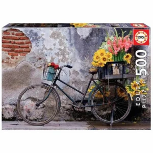 Puzzle Educa Flower Bike (500 pcs). SUPERDISCOUNT FRANCE