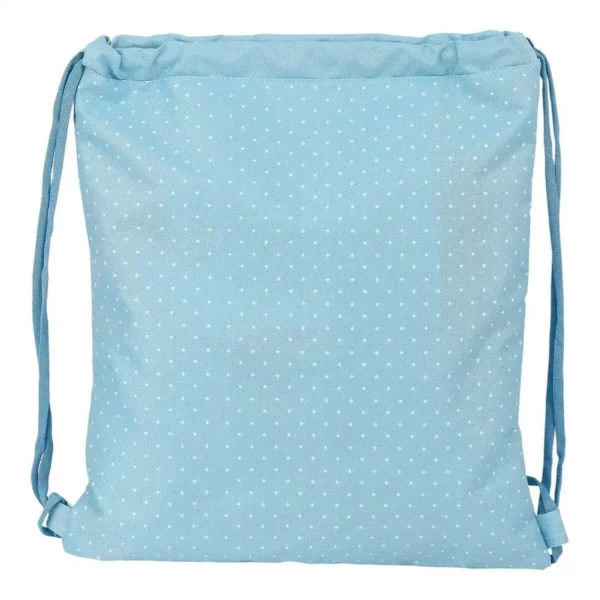 Sac à Dos à Cordes Star Glow Lab M196 Bleu Clair. SUPERDISCOUNT FRANCE