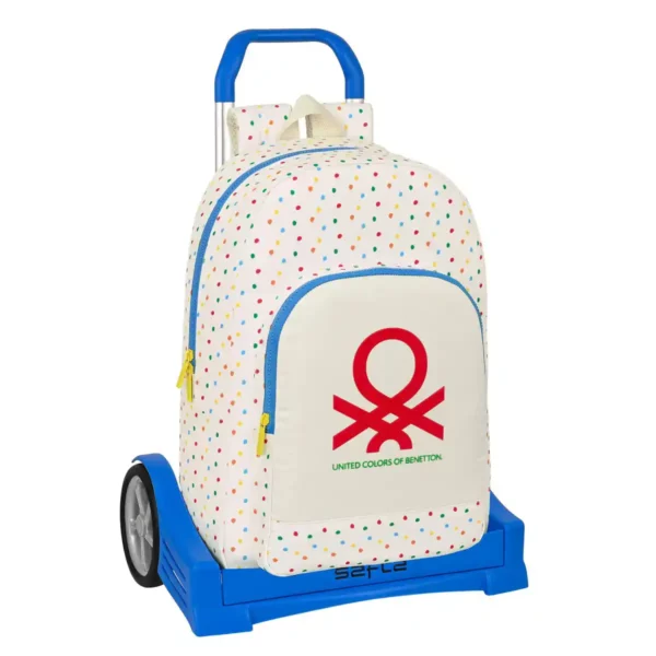 Sac à dos scolaire à roulettes Benetton Topitos (30 x 46 x 14 cm). SUPERDISCOUNT FRANCE