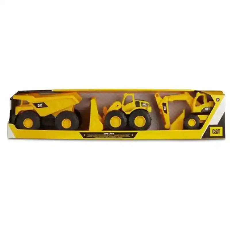 Véhicule Playset Jaune Plastique 18 cm (3 pcs). SUPERDISCOUNT FRANCE
