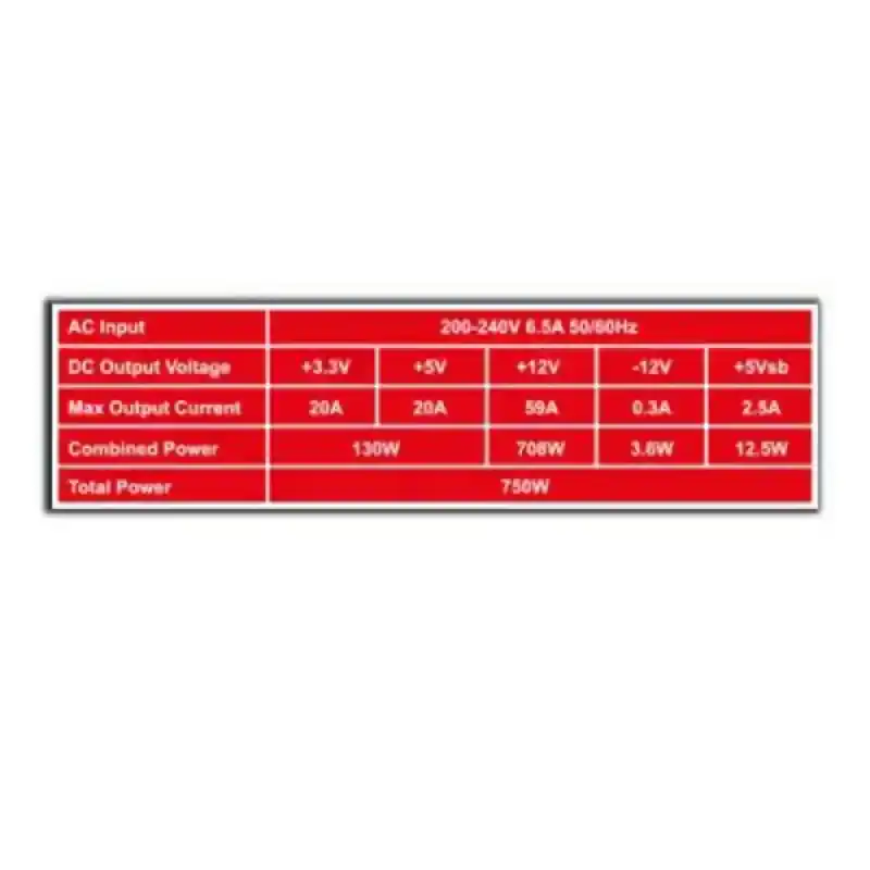 Alimentation Mars Gaming Vulcano MPVU750 ATX 750W 80 Plus Silver Active PCF 750 W. SUPERDISCOUNT FRANCE