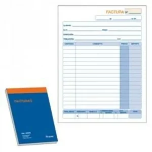 Carnet de Factures DOHE 50006 1/4 100 Feuilles (10Unités). SUPERDISCOUNT FRANCE