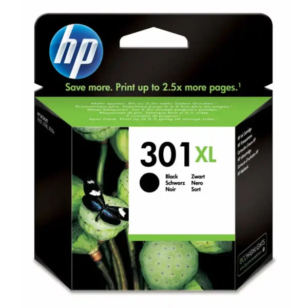 Cartouche d'encre d'origine HP 301XL Noir. SUPERDISCOUNT FRANCE